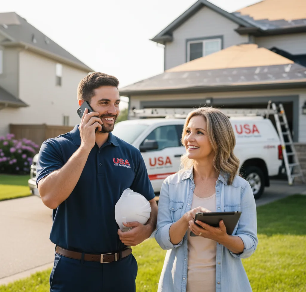 USA Roof Repair Experts customer support in Trevor
